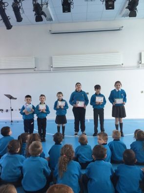 Pupils of the Week for this week. Well done.