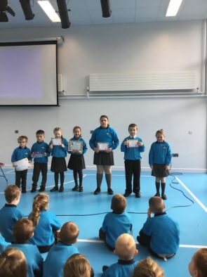 Pupils of the Week for this week. Well done.