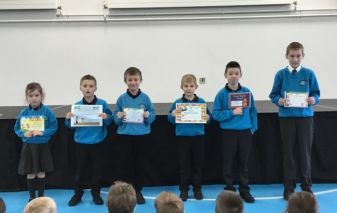 Pupils of the Week for this week. Well done.